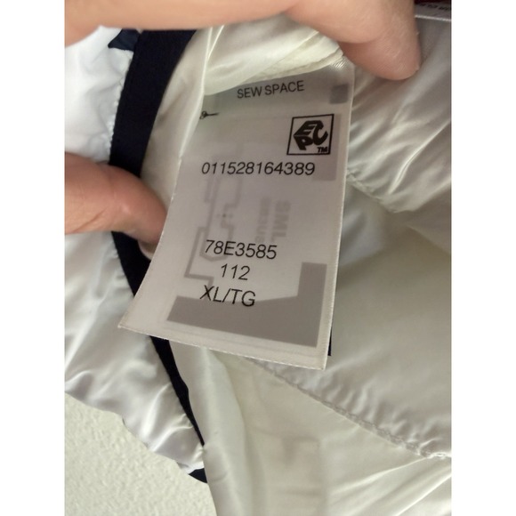 TOMMY HILFIGER Mens‎ Puffer Jacket Insulated Coat Sz XL White NWT - Picture 8 of 12